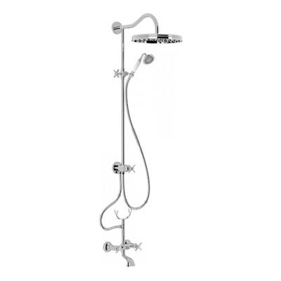 Bad/Douche Combinatie Opbouwset Tres Clasic Mengkraan Chroom Tres Bad/Douche Combinatie Opbouwset Tres Clasic Mengkraan Chroom Tres