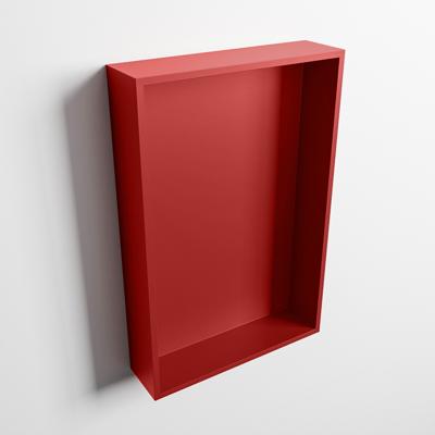 MONDIAZ EASY Nis 44,5x29,5cm in solid surface kleur Fire | Fire. 1 vak geschikt voor in- of opbouw
