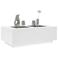 Salontafel met Infinity LED 116x69x40 cm wit - thumbnail