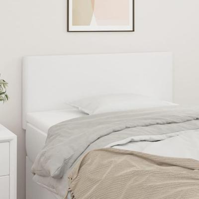 Hoofdbord 90x5x78/88 cm kunstleer wit