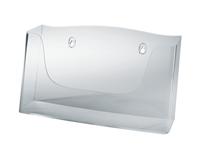 Sigel acrylic LH118 Folderhouder (wandmodel) Transparant DIN A4 liggend 1 stuk(s) Aantal vakken: 1 (b x h x d) 330 x 172 x 55 mm - thumbnail