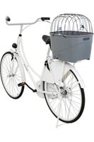 TRIXIE FIETSMAND VOOR BAGAGEDRAGER MET DRAADKOEPEL KUNSTSTOF GRIJS - thumbnail