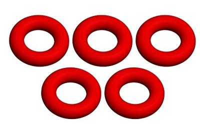 O-Ring - Silicone - 4x8mm - 5pcs (C-00180-188)