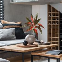 Draceana Fragrans 70cm Kunstplant groen-rood - thumbnail