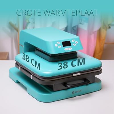 Loklik Auto Heat Press Verwarmingspers Turquoise