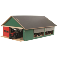 Kids Globe stal met windbreekgaas 1:32 - thumbnail