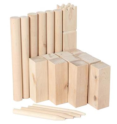 Goki schaakspel kubb vikingen medium - thumbnail
