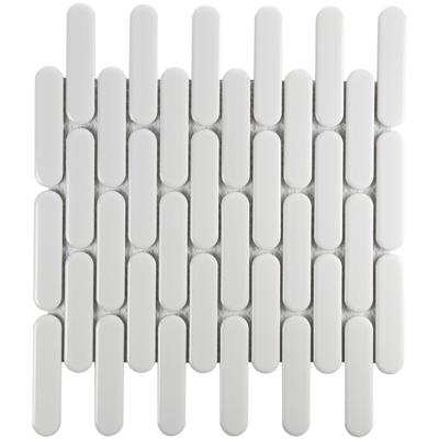 Mozaiek Sevilla Ovalen Vinger Wit 2,3x9,8