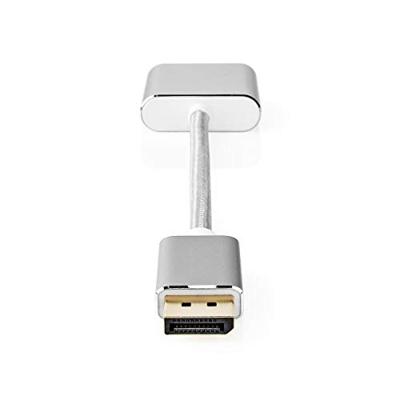 Nedis DisplayPort-Kabel | DisplayPort Male naar DVI-D 24+1-Pins Female | 0.2 m | 1 stuks - CCTB37250AL02 CCTB37250AL02