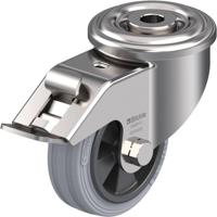 Blickle LEXR-VPP 80G-FI-SG Zwenkwiel met rem Wieldiameter: 80 mm Draagvermogen (max.): 50 kg 1 stuk(s) - thumbnail