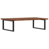 Badkamer wandschap staal en massief eikenhout - thumbnail