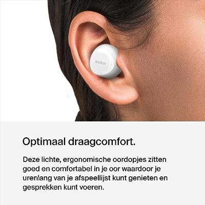 Draadloze hoofdtelefoon Belkin AUC009BTWH Wit