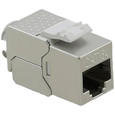 VALUE Cat.6A (klasse EA) Keystone, RJ-45, afgeschermd, zonder gereedschap, SLIM.