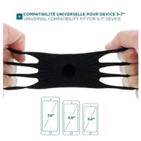 Telefoonhoes Mobilis 001086 Zwart - thumbnail