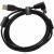 UDG U95004BL audio kabel USB 2.0 A-B haaks zwart 1m