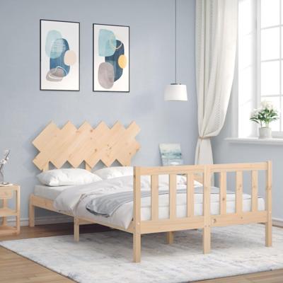 Bedframe zonder matras massief grenenhout 120x200 cm