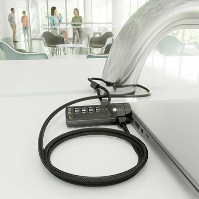 Aisens Veiligheidskabel ASLK-D40N03-BK 1,5 m