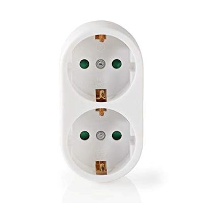 Nedis Stopcontact splitter 2-weg 250 V wit