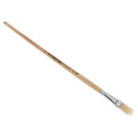 Copenhagen Pro Platte Lyonpenseel | Maat 10 | Wit Chinees varkenshaar | FSC gelakte houten steel - 23.140.10 - thumbnail