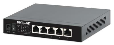 Intellinet 5-Port 2,5G Ethernet PoE+ Switch 4xPSE PoE+ Ports 55 W PoE-Leistungsbudget Netwerk switch IEEE 802.3af (15.4 W), IEEE 802.3at (30 W) Intellinet 5-Port 2,5G Ethernet PoE+ Switch 4xPSE PoE+ Ports 55 W PoE-Leistungsbudget Netwerk switch IEEE 802.3af (15.4 W), IEEE 802.3at (30 W)