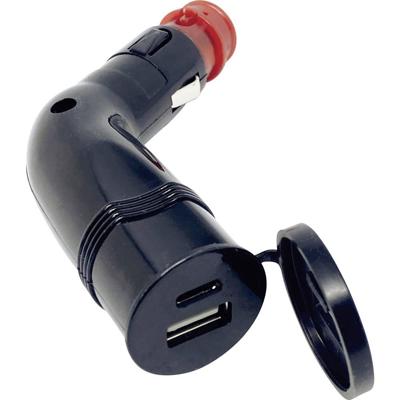 BAAS Bike Parts Baas usb-adapter "usb10". usb-angle adapter baas