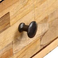 Salontafel 90x65x40 cm massief gerecycled teakhout - thumbnail