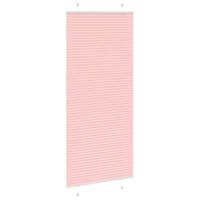 VidaXL Plissé rolgordijn 100x200 cm stofbreedte 99,4cm polyester roze - thumbnail