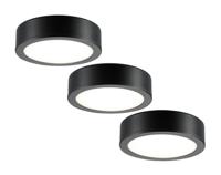 Sylvania Keukenspot led - set van 3 - 270 lm - ip20 - zwart - thumbnail