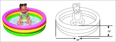 Intex Baby zwembad sunset glow - thumbnail