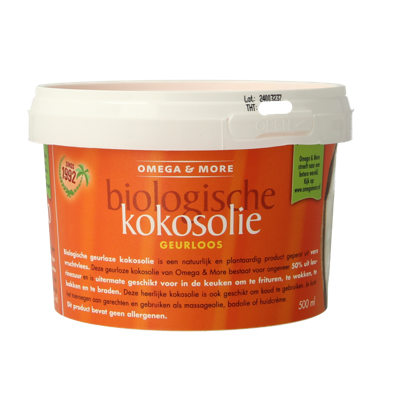 Kokosolie geurloos bio 500 Milliliter
