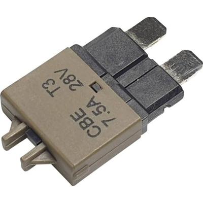 Hansor Circuit Breaker Standard, type 3, Manual Reset, 7,5A CBE3 Series 7.5A Zekeringautomaat standaard vlakzekering 7.5 A Mosgroen 1 stuk(s) Hansor Circuit Breaker Standard, type 3, Manual Reset, 7,5A CBE3 Series 7.5A Zekeringautomaat standaard vlakzekering 7.5 A Mosgroen 1 stuk(s)