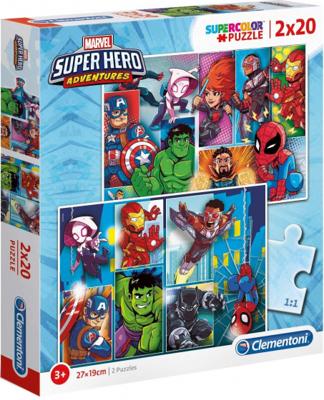 Clementoni legpuzzel Adventures junior karton 40 stukjes Clementoni legpuzzel Adventures junior karton 40 stukjes