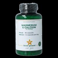 Liever Gezond Magne cal max magnesium en calcium to the max 90 Vegetarische capsules - thumbnail