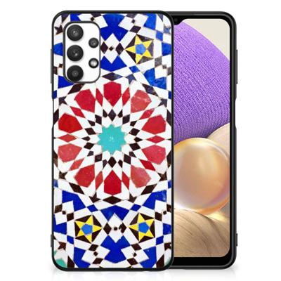 Samsung Galaxy A32 5G Marmeren Print Telefoonhoesje Mozaïek Samsung Galaxy A32 5G Marmeren Print Telefoonhoesje Mozaïek