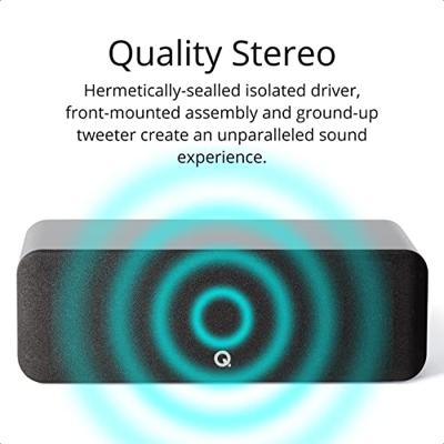 Q Acoustics: Concept 90 centerspeaker - Hoogglans zilver