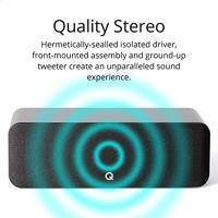 Q Acoustics: Concept 90 centerspeaker - Hoogglans zilver - thumbnail