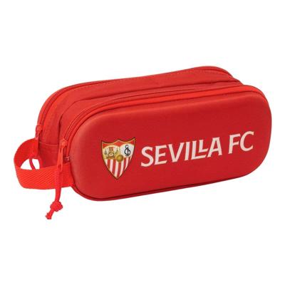 Pennenetui met 2 vakken Sevilla Fútbol Club Rood 21 x 8 x 6 cm 3D Pennenetui met 2 vakken Sevilla Fútbol Club Rood 21 x 8 x 6 cm 3D