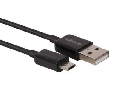 Micro-USB naar USB A 2.0 kabel 2m zwart Velleman Micro-USB naar USB A 2.0 kabel 2m zwart Velleman