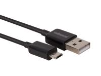 Micro-USB naar USB A 2.0 kabel 2m zwart Velleman - thumbnail
