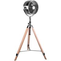 Statiefventilator Glans Chroom - Verstelbare Aluminium Staande Ventilator - thumbnail