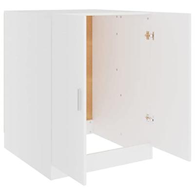 Wasmachinekast 71x71,5x91,5 cm wit - thumbnail