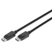 Digitus AK-340106-020-S DisplayPort-kabel DisplayPort Aansluitkabel DisplayPort-stekker, DisplayPort-stekker 2.00 m Zwart 8K UHD, Vergulde steekcontacten - thumbnail