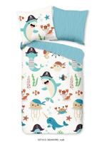 Good Morning Kinderdekbedovertrek "zeedieren" - Multi - (140x200/220 cm) - Katoen - thumbnail