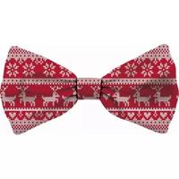 PLENTY GIFTS KERST VLINDERSTRIK KAT HERT ROOD - thumbnail