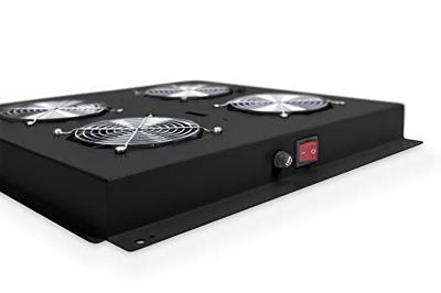 Digitus DN-19 FAN-4-B-N 19 inch 4 x Ventilator voor patchkast 1 HE Vast inbouw, Met schakelaar Geschikt voor kastdiepte: vanaf 600 mm Zwart (RAL 9005) Digitus DN-19 FAN-4-B-N 19 inch 4 x Ventilator voor patchkast 1 HE Vast inbouw, Met schakelaar Geschikt voor kastdiepte: vanaf 600 mm Zwart (RAL 9005)