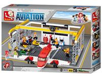 Sluban Aviation Aircraft Hangar (M38-B0372) - thumbnail