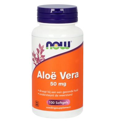 NOW Aloë Vera 50 mg Softgels NOW Aloë Vera 50 mg Softgels