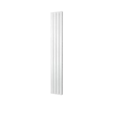 Plieger Cavallino Retto designradiator verticaal enkel middenaansluiting 1800x298mm 614W wit 7252958