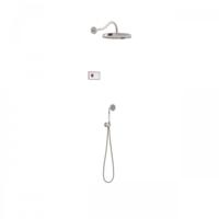 Regendoucheset Tres Clasic Inbouw Elektronische Thermostaat Incl. Handddouche RVS - thumbnail