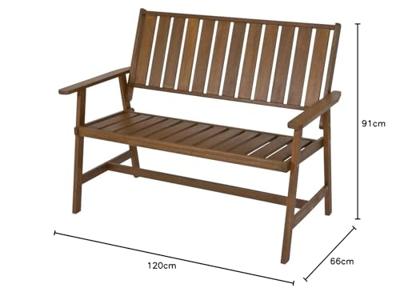 Tuinbank Calgary Hardhout 120cm Tuinbank Calgary Hardhout 120cm